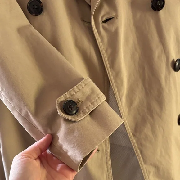 GAP Tan Trench Coat - Picture 7 of 9